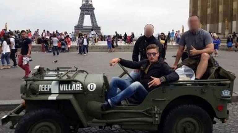 Militante de extrema derecha Loïk Le Priol 20220322
