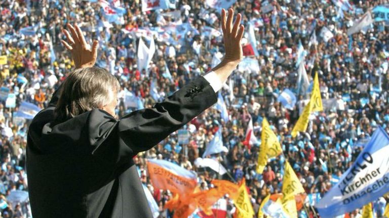 La foto de Néstor Kirchner que publicó en sus redes Cristina Kirchner este 17 de octubre de 2020.