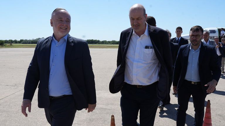 Eduardo Accastello junto a Federico Sturzenegger