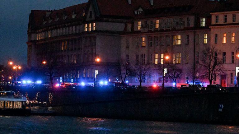 Tiroteo en Praga.