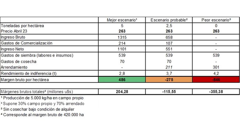 Impacto de la sequía en Entre Rios