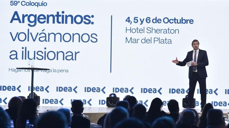Santiago Mignone, presidente del 59º Coloquio de Idea