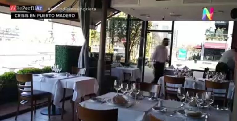 Crisis en restaurantes de puerto madero