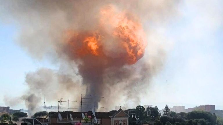 Explosión en Roma