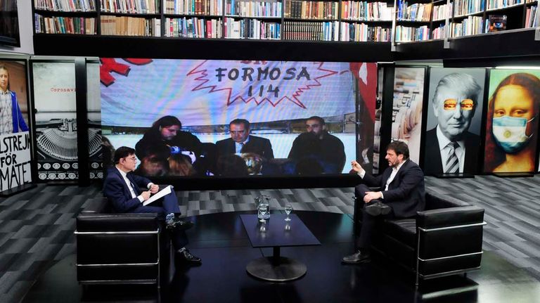Leandro Santoro, en la entrevista con Jorge Fontevecchia.
