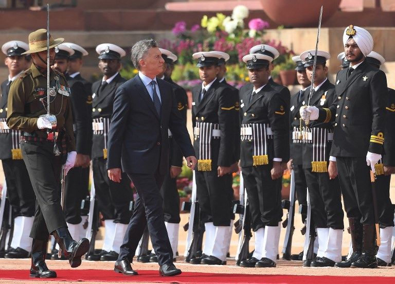 macri viaje oficial india