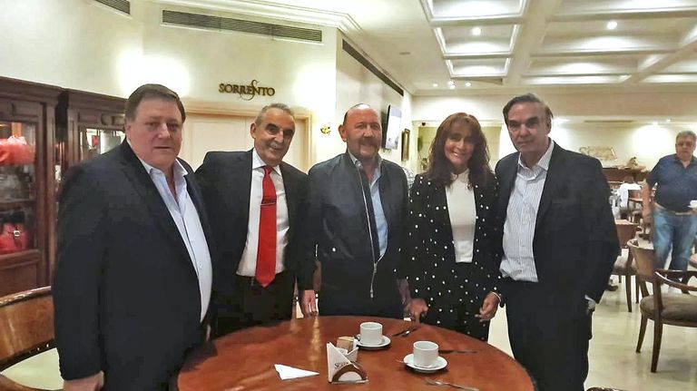 Gildo Insfrán, Miguel Ángel Pichetto y Guillermo Moreno
