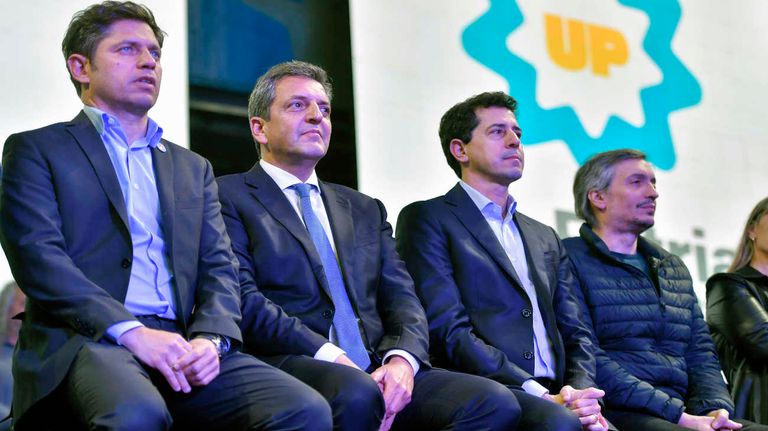 Massa, Kicillof, De Pedro y Máximo Kirchner acompañaron la presentación de la lista Unión por Lomas 20230626
