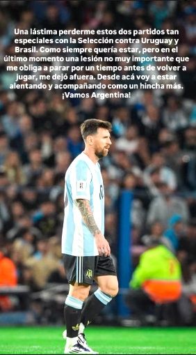 Messi lesión IG