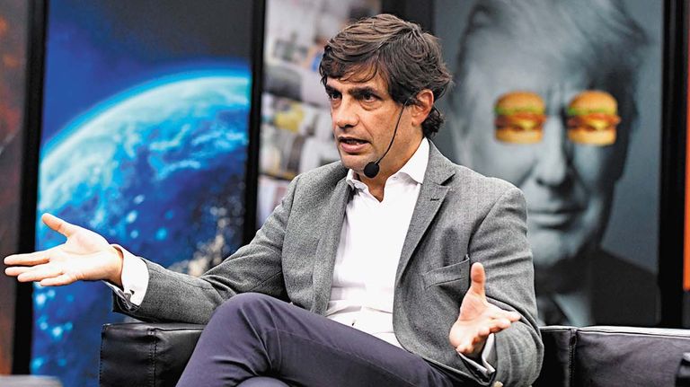 Hernán Lacunza, en la entrevista con Jorge Fontevecchia.