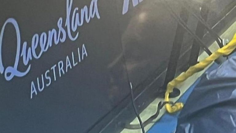 Una serpiente suspendió momentáneamente el ATP de Brisbane, en Australia