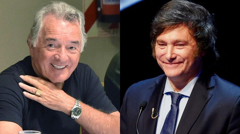 Luís Barrionuevo y Javier Milei