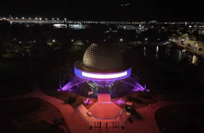 El Planetario de Buenos Aires renovó sus luminarias con 390 luces interactivas