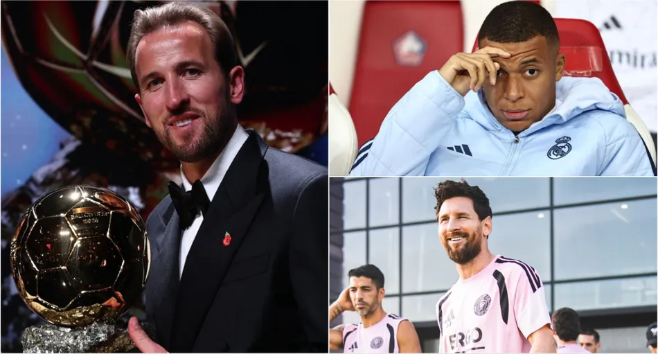 Revelaron los votos del Balón de Oro: la mínima diferencia con la que Kane superó a Mbappé y los puntos de Messi