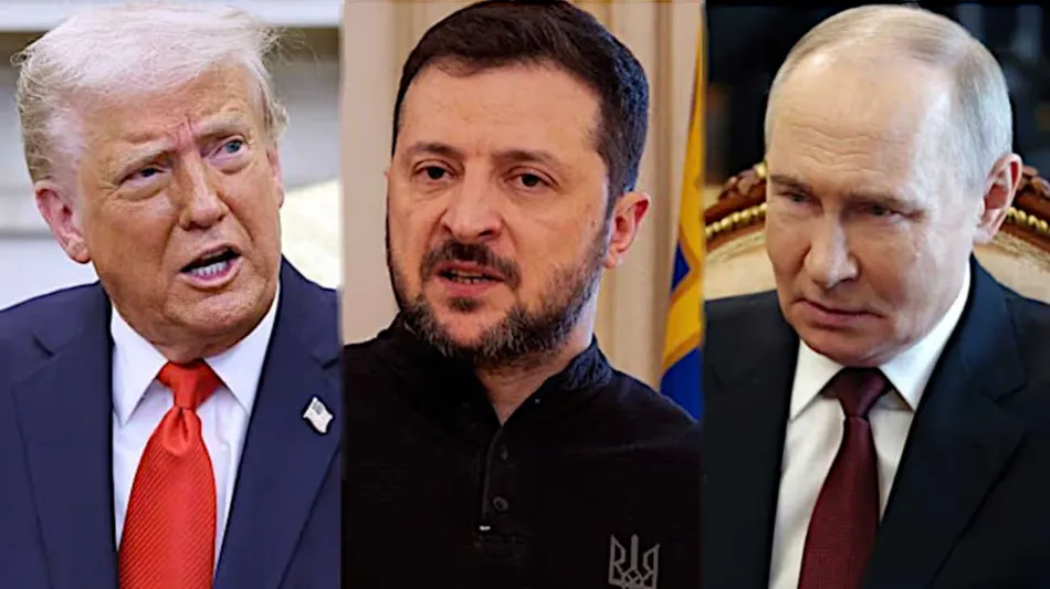 Donald Trump y Vladimir Putin impulsan una negociación de paz en Ucrania, con Volodímir Zelensky
