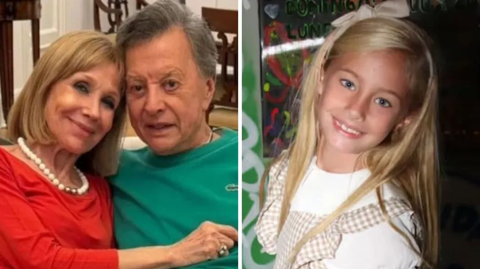 Palito Ortega y Evangelina Salazar recibieron la visita de Matilda, la hija de Luciana Salazar: "Una noche inolvidable"