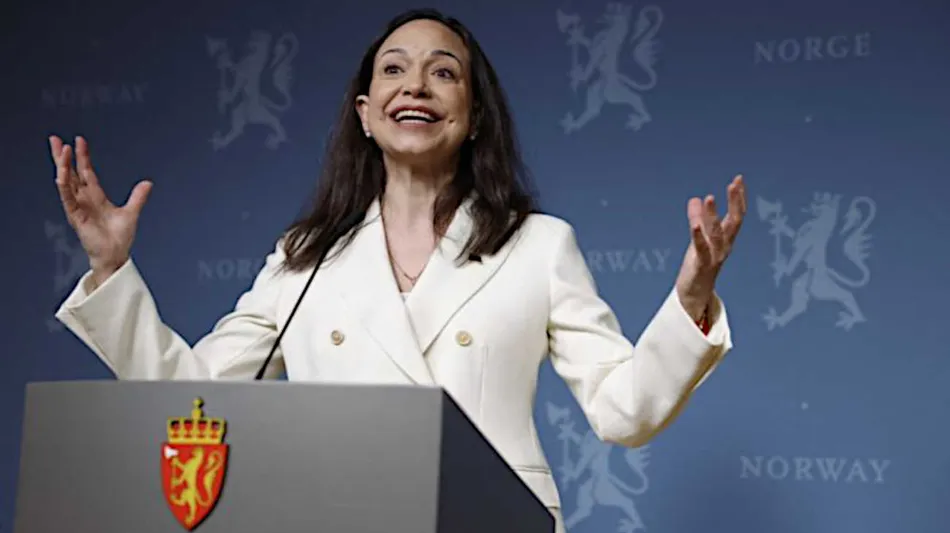 Corina Machado dijo que “la transición política es irreversible” y criticó el acuerdo petrolero con Trump