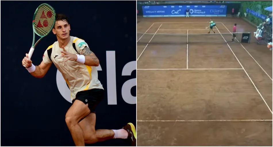 Escándalo en el Challenger de Guayaquil: Ugo Carabelli explotó por el estado de la cancha y abandonó en pleno partido