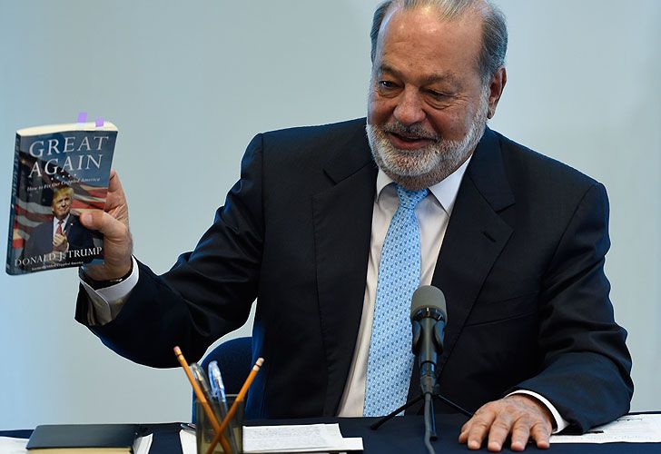 Slim le regaló algunos tips económicos a Trump: "No va a pagar México"