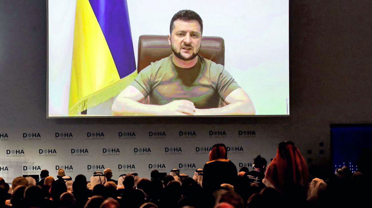 Zelenski advirtió sobre “la intimidación con armas nucleares”