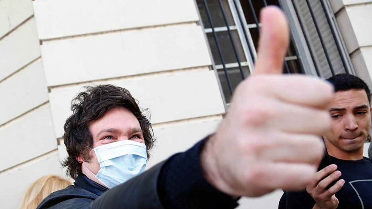 Milei se ilusiona con llegar a Casa Rosada: "Si entro en la segunda vuelta, soy el próximo Presidente"