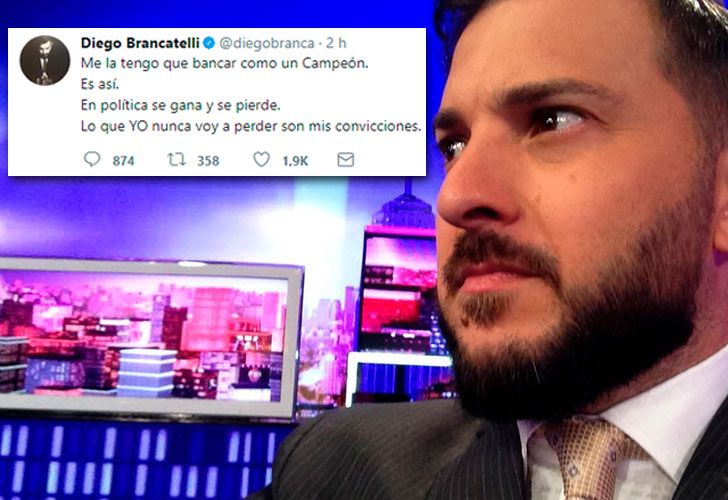 El tuit de Diego Brancatelli que anticipó la derrota