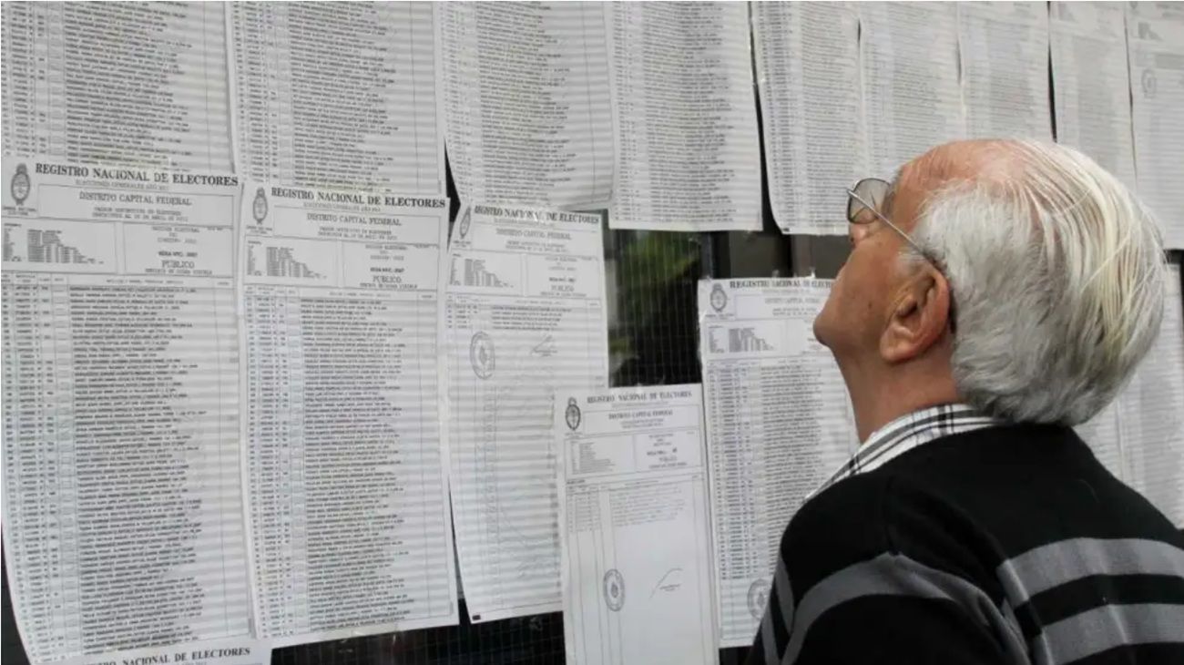 Publican el padrón definitivo para las elecciones legislativas de octubre de 2025