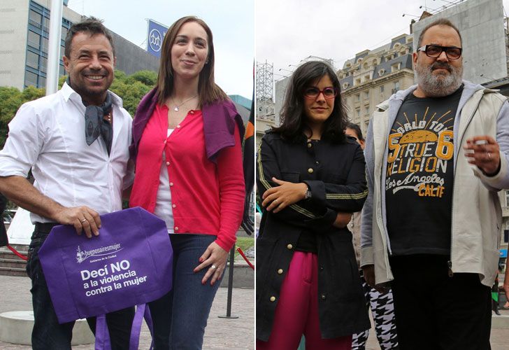 Lanata, Vidal y Sarkany, juntos contra la violencia de género