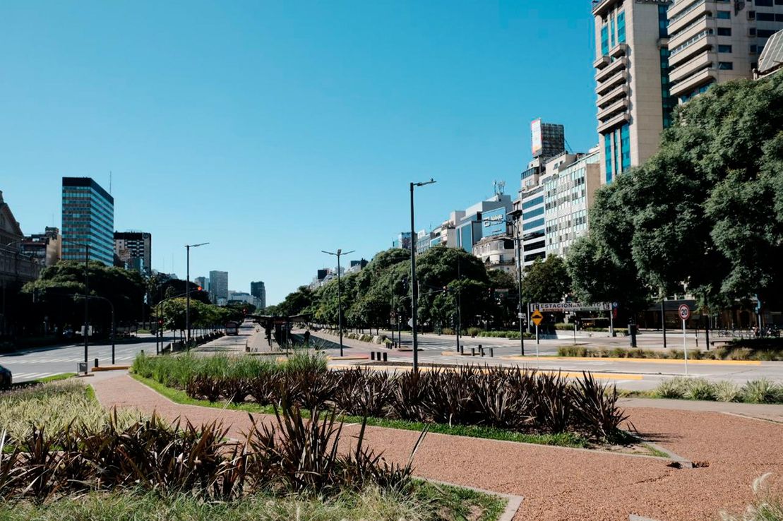 Coronavirus en Buenos Aires: postales únicas de una ciudad en cuarentena