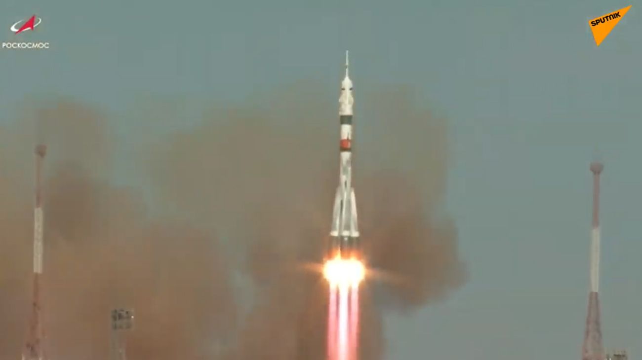 La nave rusa Soyuz MS-17 busca llegar a la EEI en tiempo récord