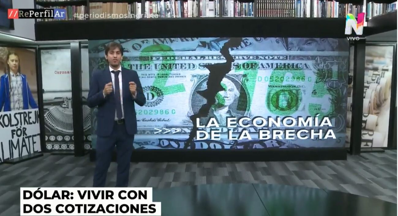 Cómo funciona la economía con brecha del 100% entre el dólar oficial y el blue
