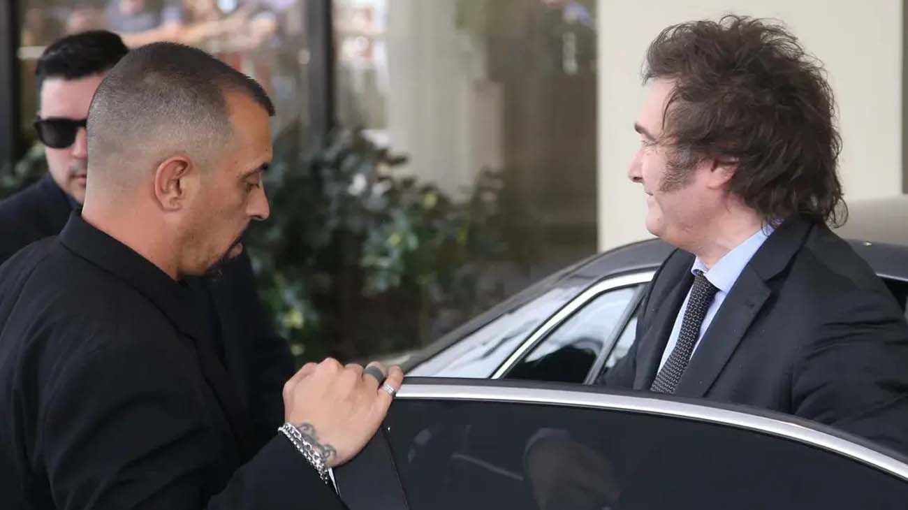 “Jony” Salerno, el custodio de Milei con oficina en la Rosada