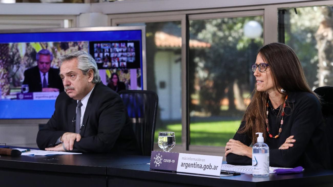 Alberto Fernández: "Hay que liberar de esos carceleros violentos a las mujeres"