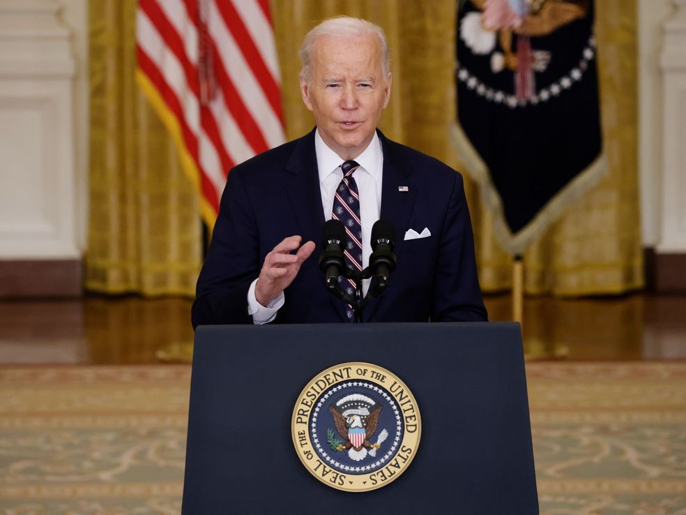 Biden llamará a poner fin a las relaciones comerciales con Rusia