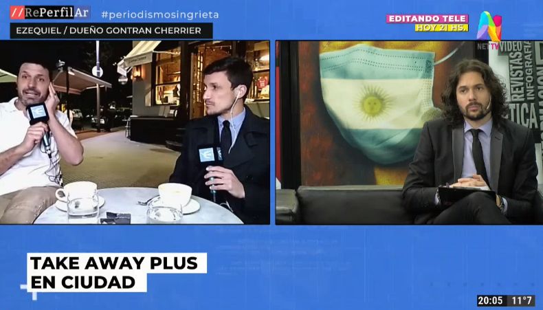 Take Away Plus en Ciudad de Buenos Aires: "La gente está respetando el protocolo"