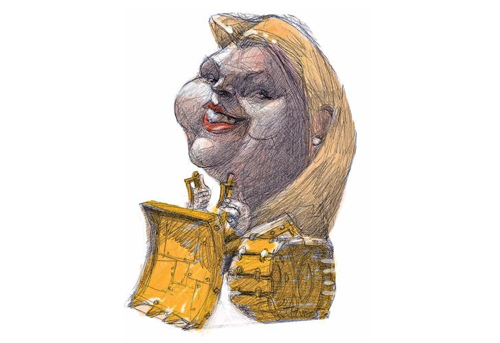 Ellisa Carrió pasea en bici mientras decide si será candidata