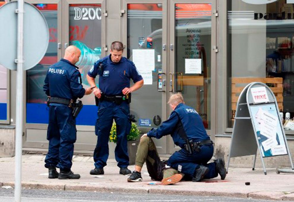 Apuñalaron a varias personas en un ataque en Finlandia
