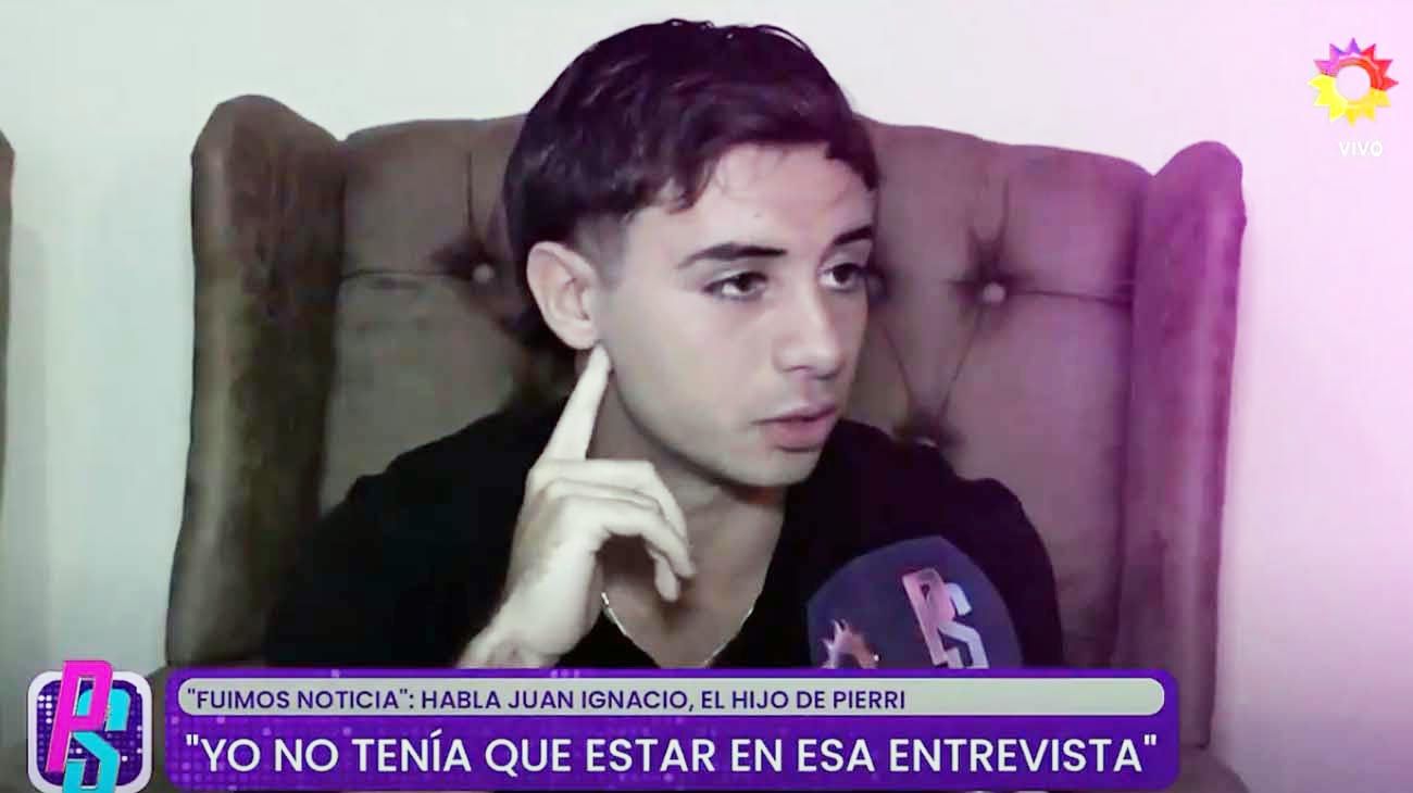 La frase de un menor en TV