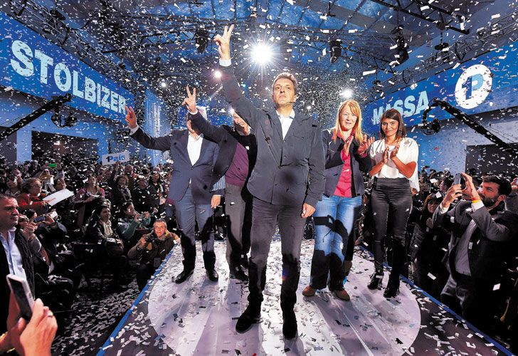 Con críticas por igual a Macri y CFK, se lanzaron Massa y Stolbizer