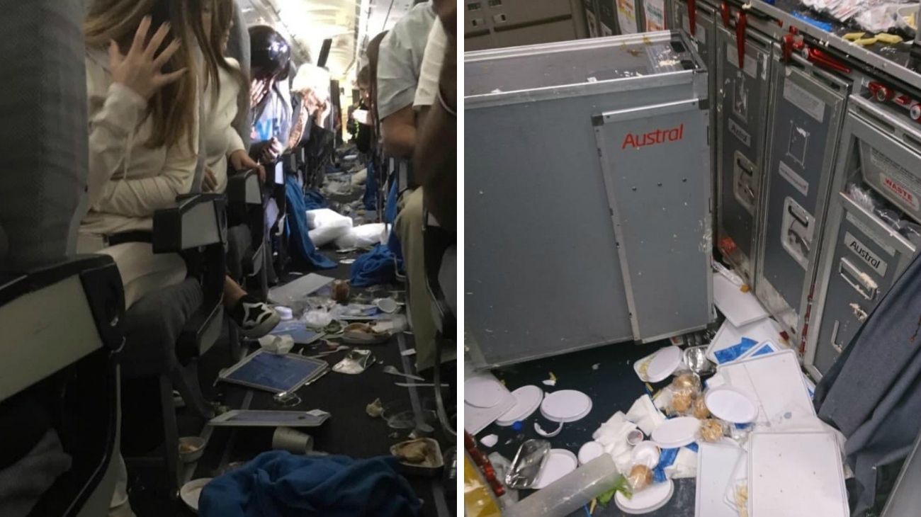 Pánico y 15 heridos en un avión de Aerolíneas que venía desde Miami