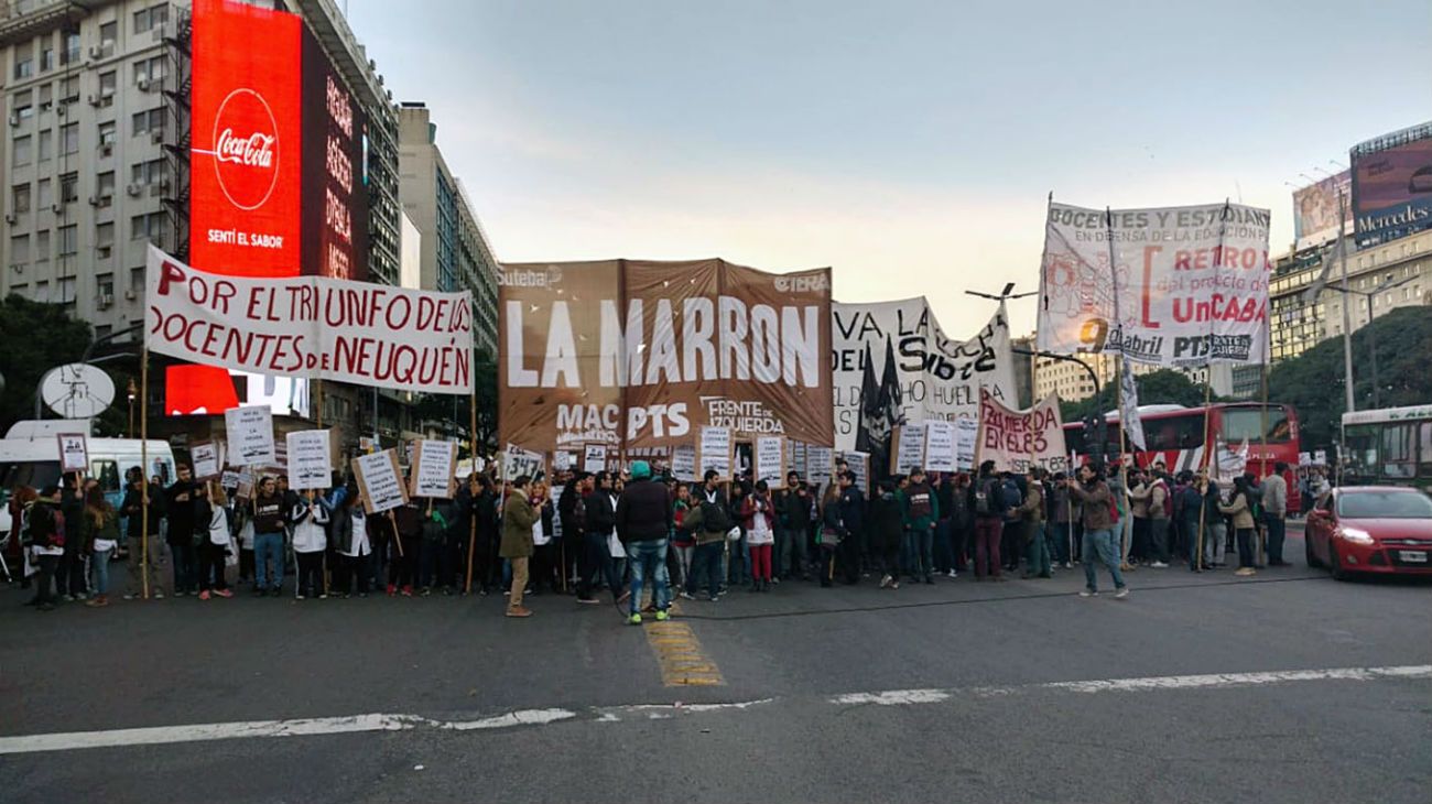 Cortes y 50 piquetes en todo el país para protestar contra el Gobierno