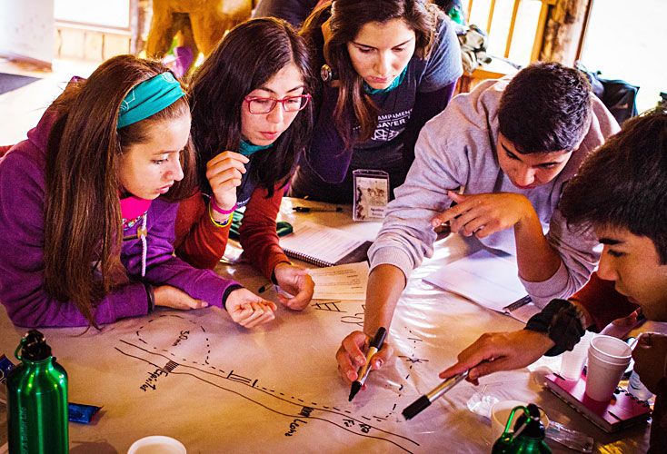 Diez jóvenes argentinos afinan su vocación en un campamento