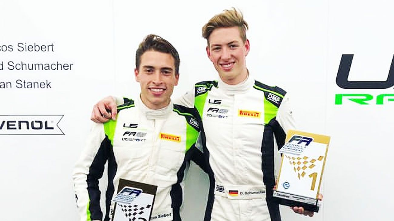 El argentino que subió al podio junto al sobrino de Schumacher