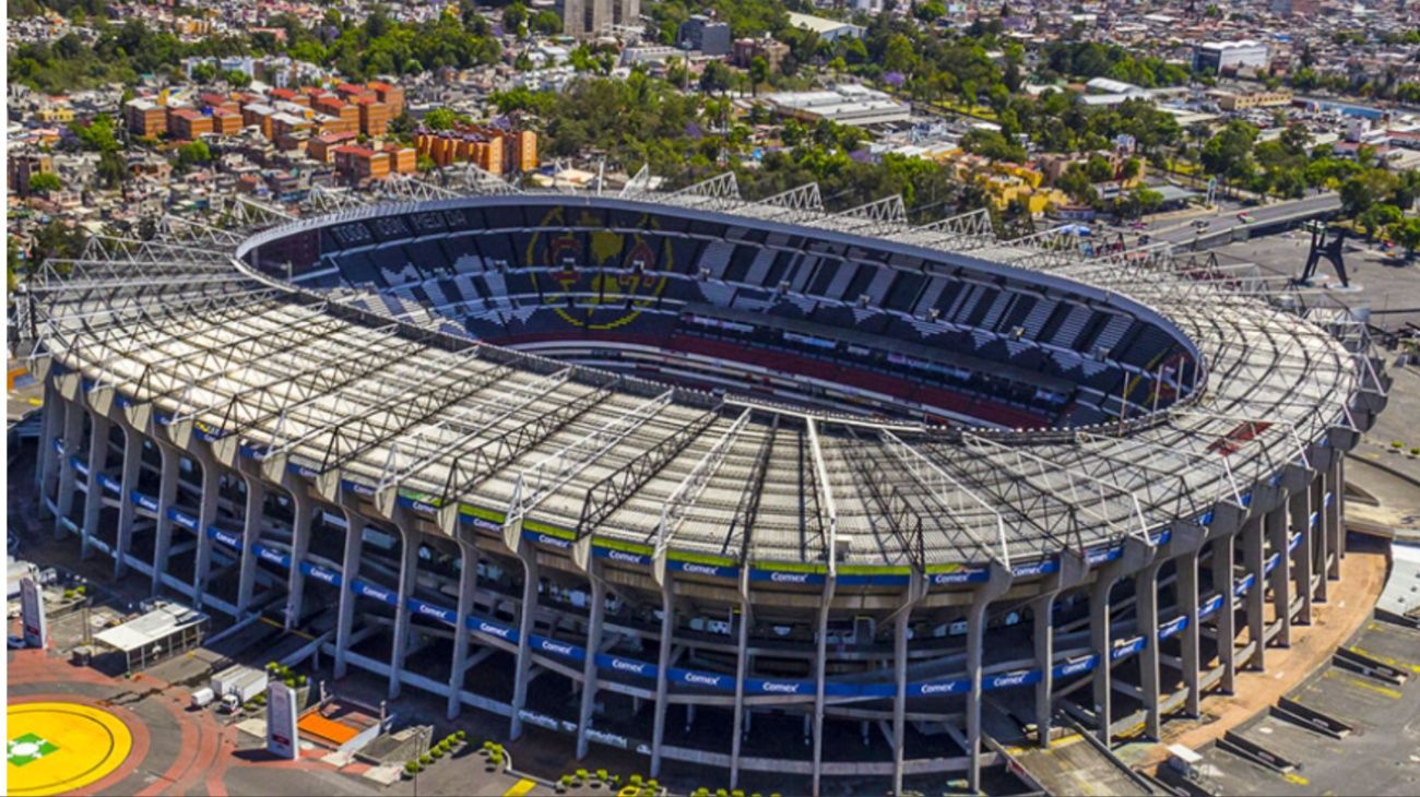 El Estadio Azteca sufre un colapso del suelo y está siendo monitoreado por la NASA