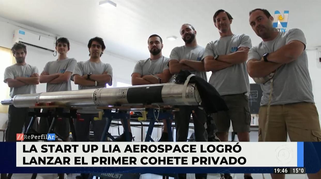 Una start up nacional logró lanzar el primer cohete al espacio