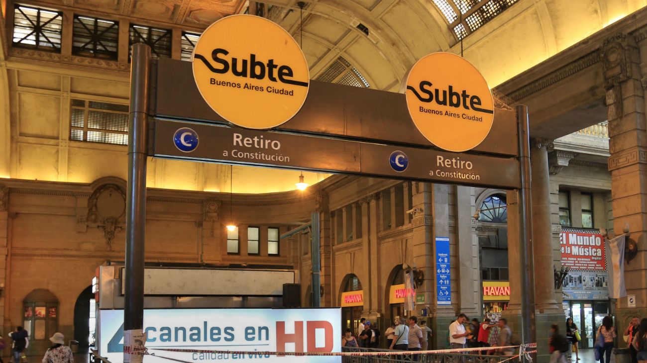 Vuelve a funcionar la Línea "C" del subte porteño tras dos semanas de obras