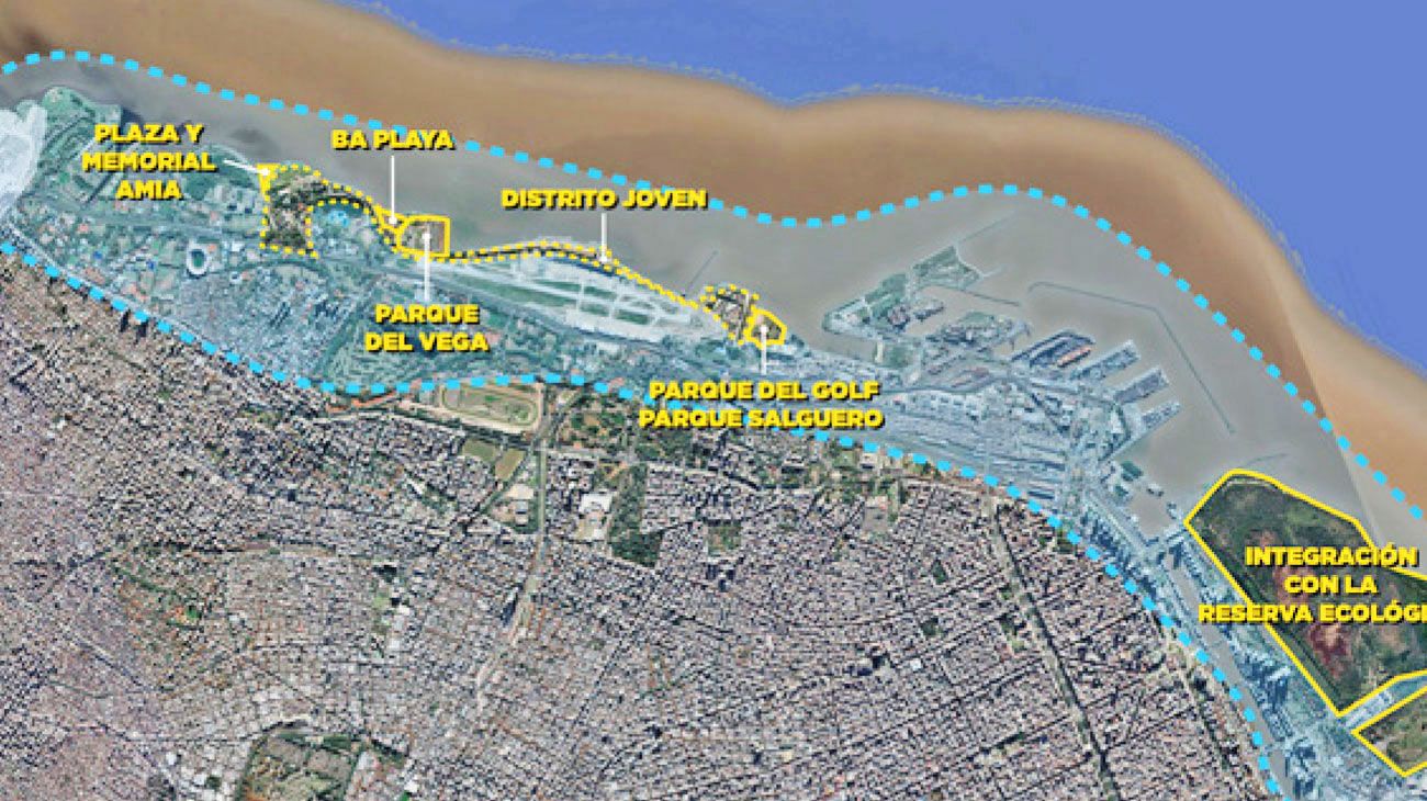 El plan del gobierno porteño para que la Ciudad vuelva a mirar al Río de la Plata