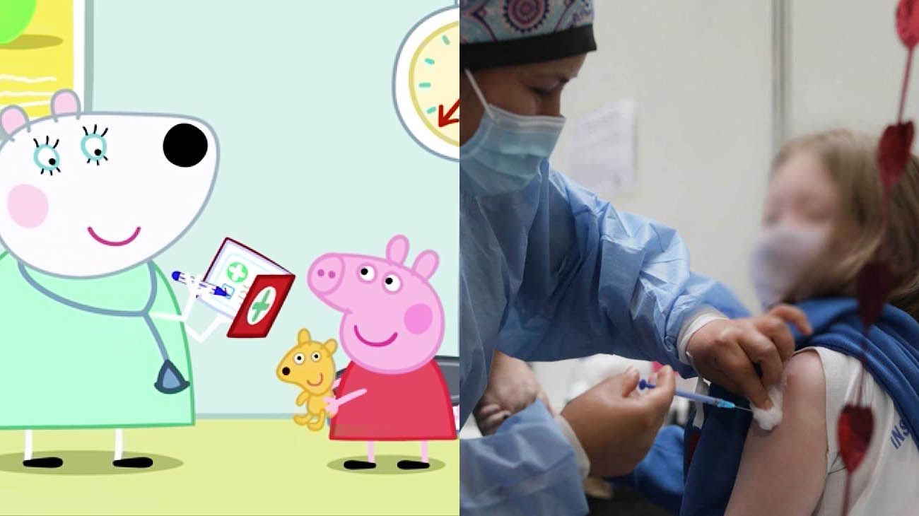 Antivacunas británicos acusaron a Peppa Pig de "lavar el cerebro" de los niños