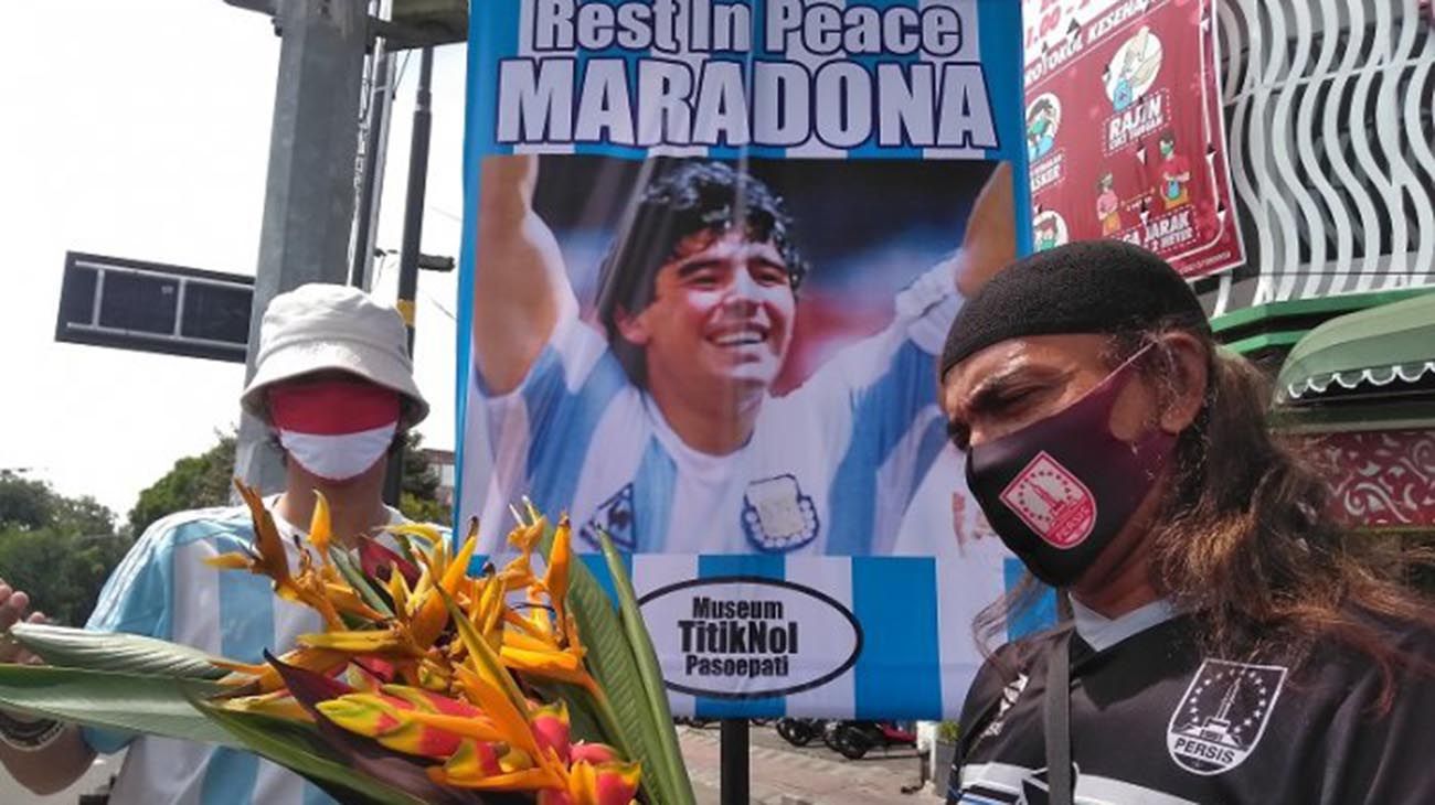 Así el mundo homenajeó a Diego Maradona