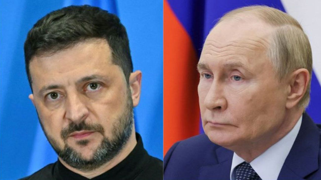 Volodímir Zelenski exigió "ciertas condiciones" para poder reunirse con Vladimir Putin
